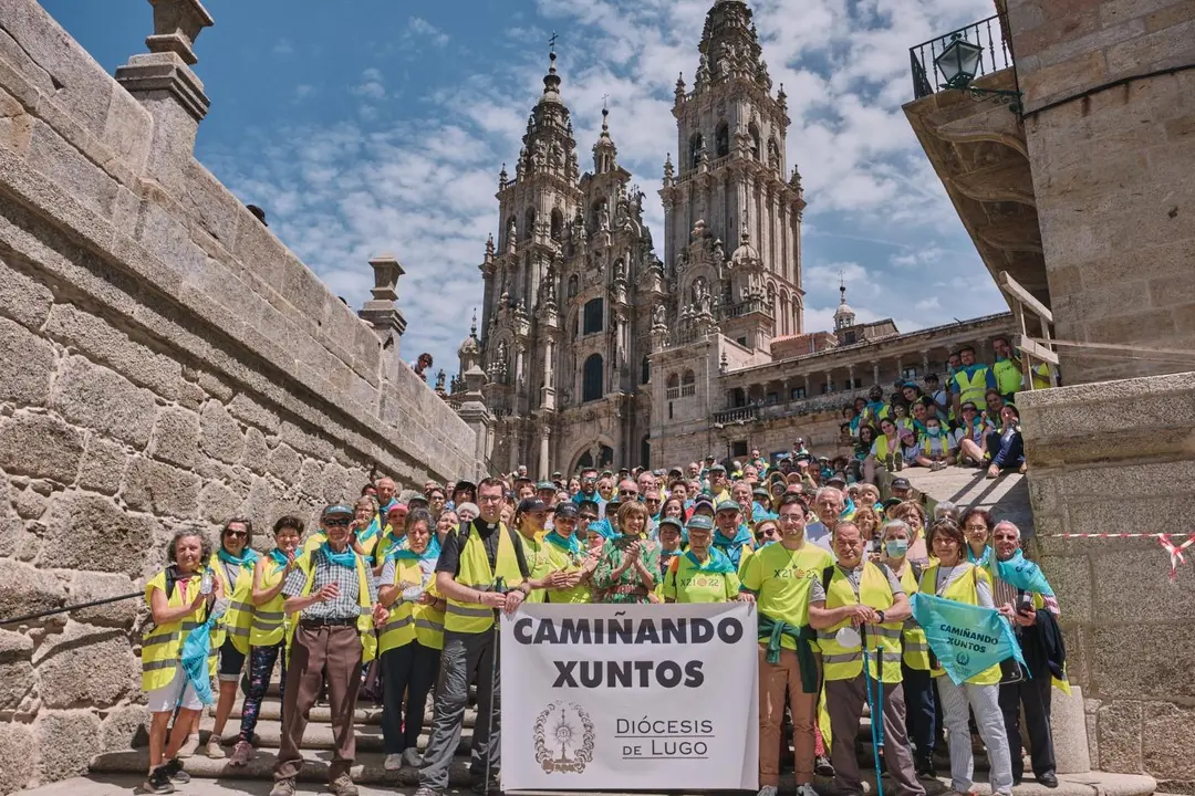 Peregrinos de la provincia de Lugo. - XAIME CORTIZO