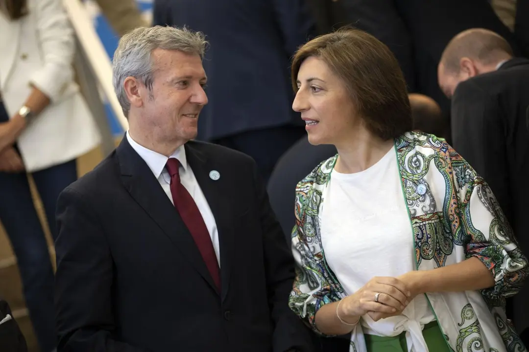 Alfonso Rueda y &Aacute;ngeles V&aacute;zquez. - Europa Press