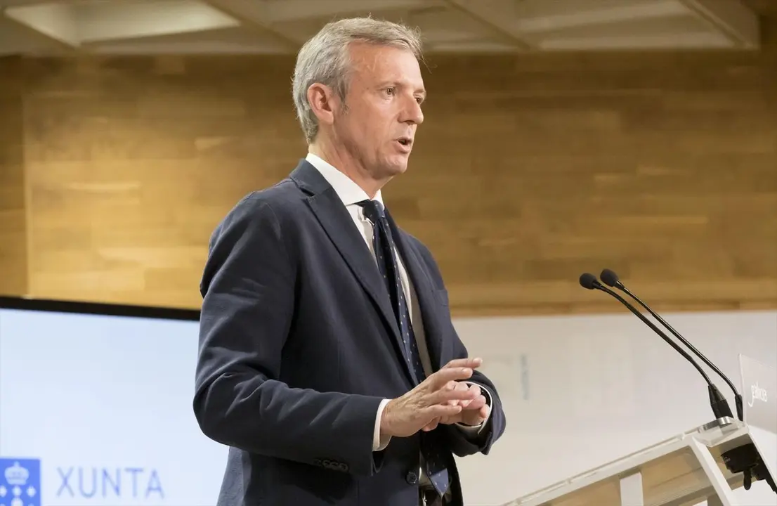 El presidente de la Xunta, Alfonso Rueda. - ANA VARELA