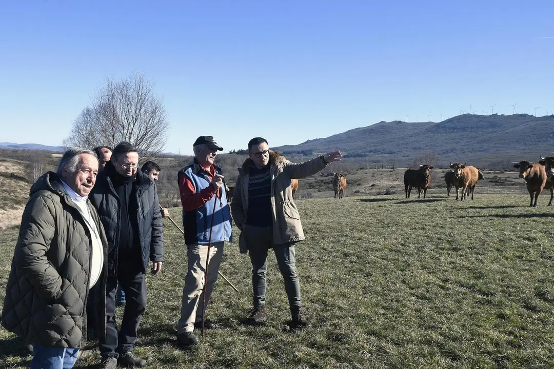 El conselleiro do Medio Rural, Jos&eacute; Gonz&aacute;lez, en Montederramo,Ourense. - Xunta