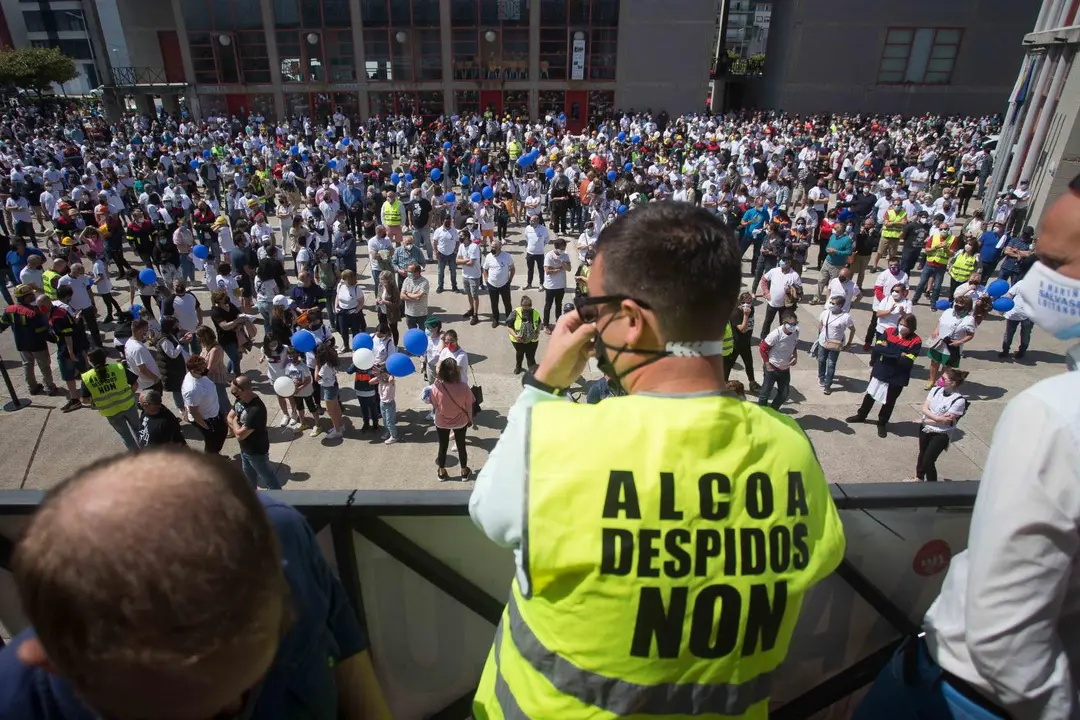 Cientos de personas participan en una concentraci&oacute;n en conmemoraci&oacute;n del a&ntilde;o de &ldquo;lucha&rdquo;. - EP