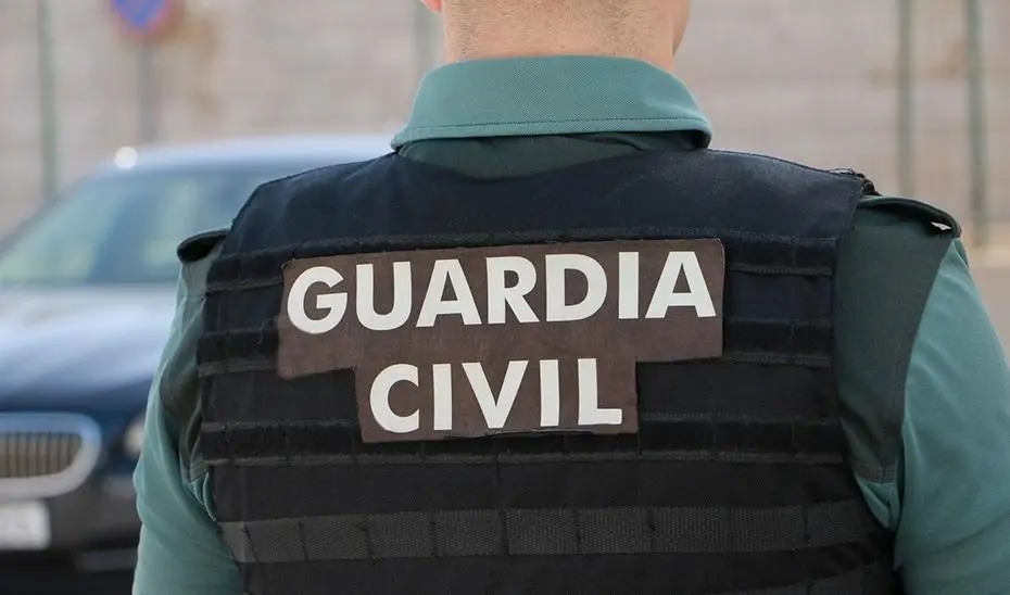 Un agente de la Guardia Civil, de espalda. Archivo. - GC