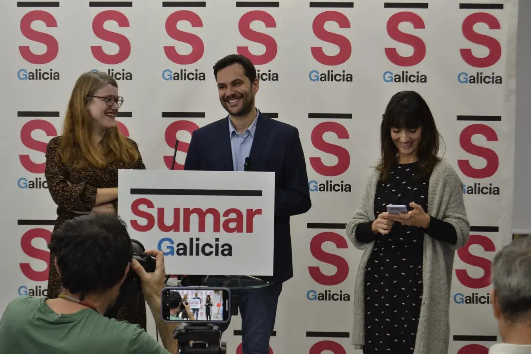 El portavoz de Sumar Galicia, Paulo Carlos L&oacute;pez. - EP
