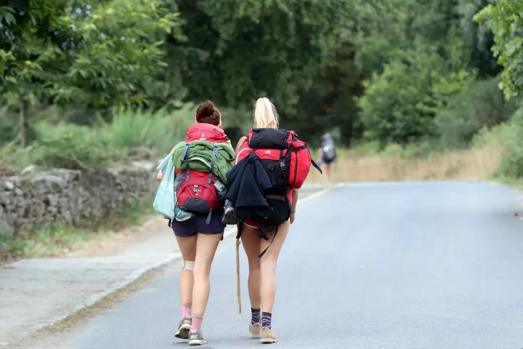 Dos peregrinas, en el Camino de Santiago. - EP