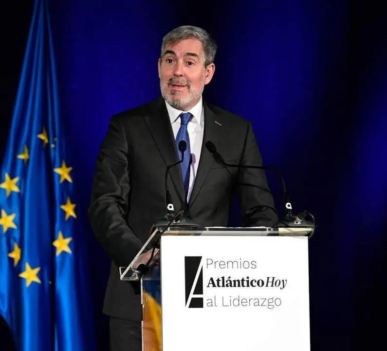 El presidente del Gobierno de Canarias, Fernando Clavijo. - 