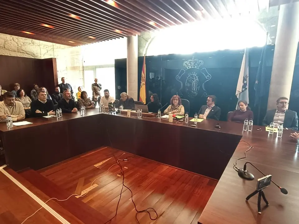 Pleno de debate de la moci&oacute;n de censura de Outes. - EP