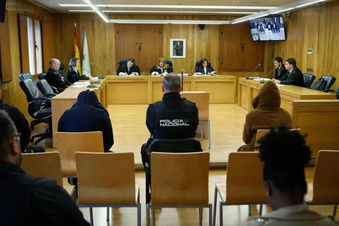 Un momento del juicio. - EP