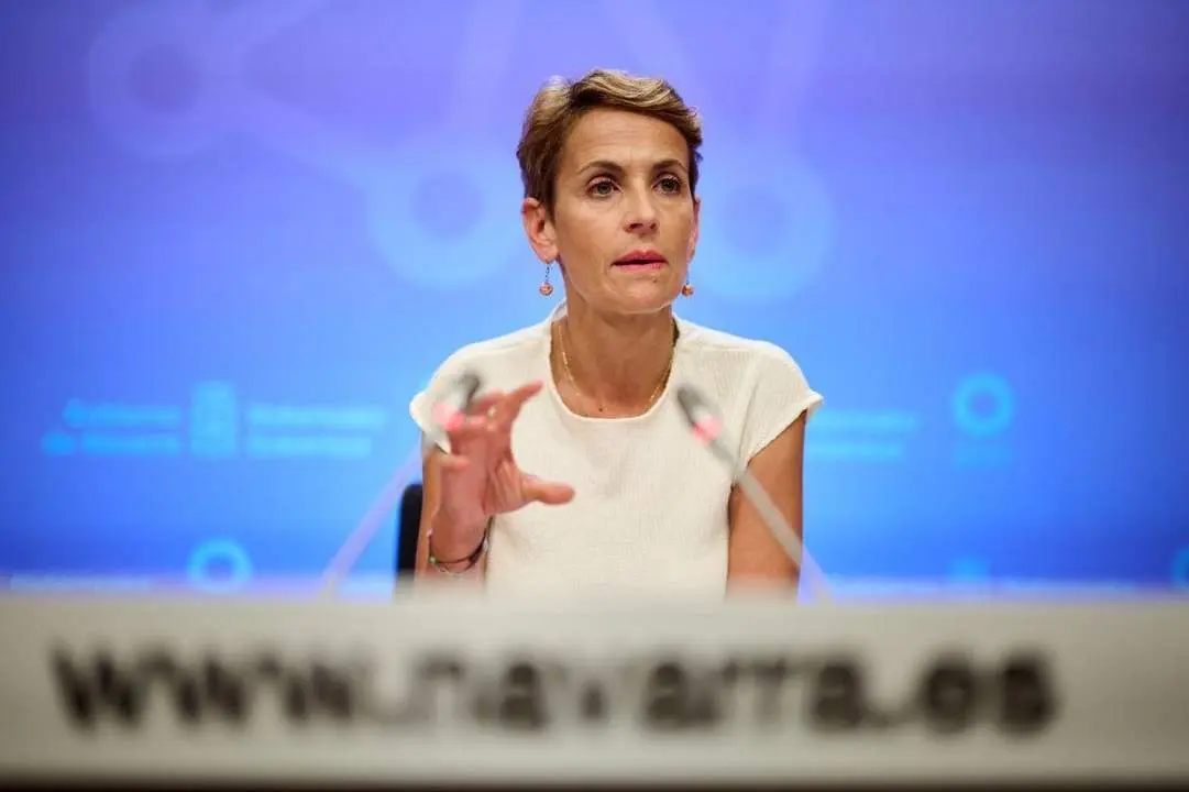 Mar&iacute;a Chivite. - Foto del Gobierno de Navarra