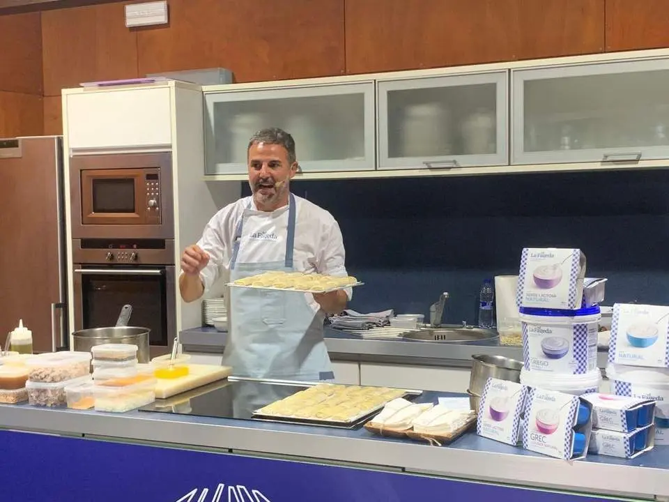 El chef Santi Taura. - Foto de La Fageda