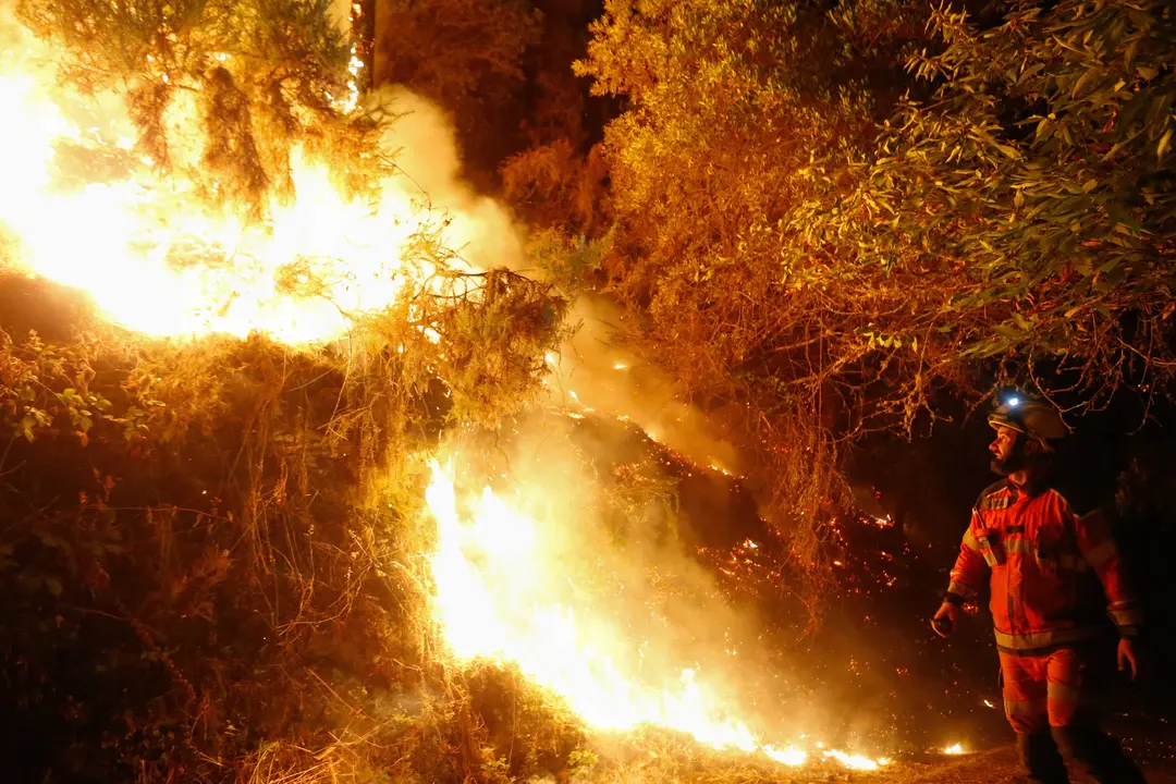 Un bombero. | Europa Press.