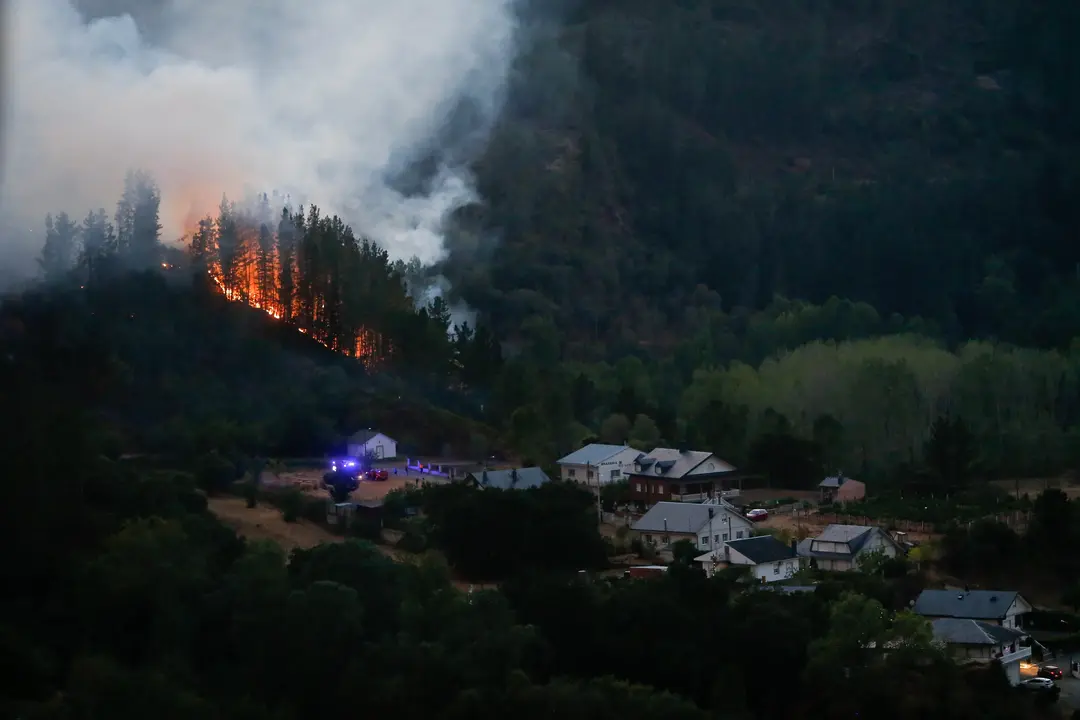 Avance del fuego. | Europa Press.