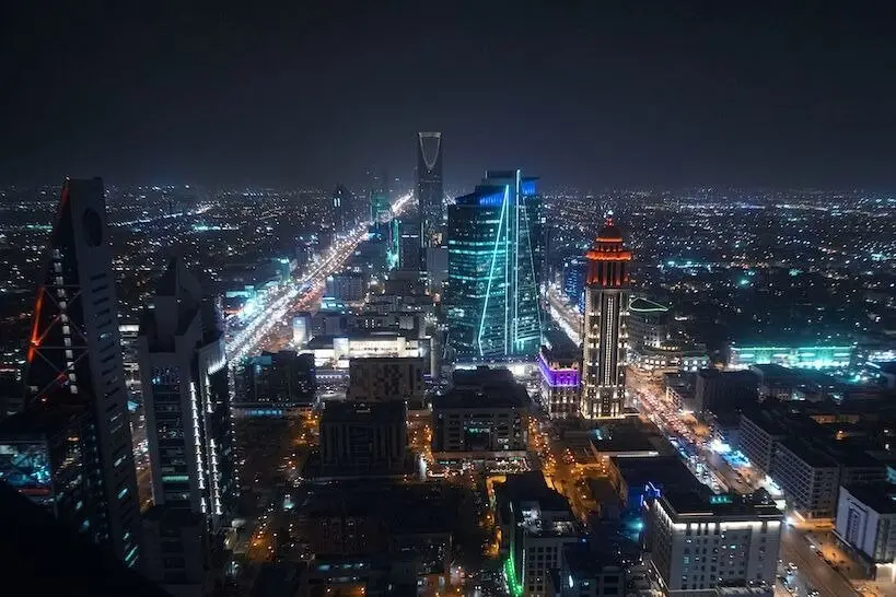 Imagen nocturna de Arabia Saud&iacute;. | Ministerio de Turismo