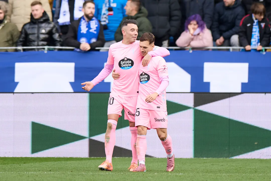 Iago Aspas celebra su gol en Vitoria | EP