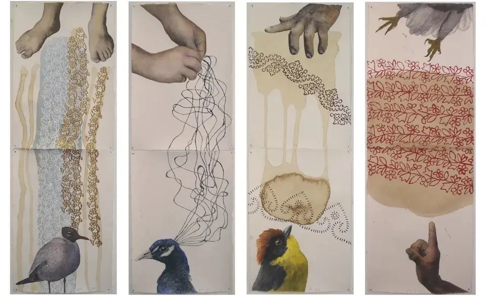 Obra 'Lenguaje con p&aacute;jaros', de Jos&eacute; Freixanes
- JOS&Eacute; LUIZ OUBI&Ntilde;A