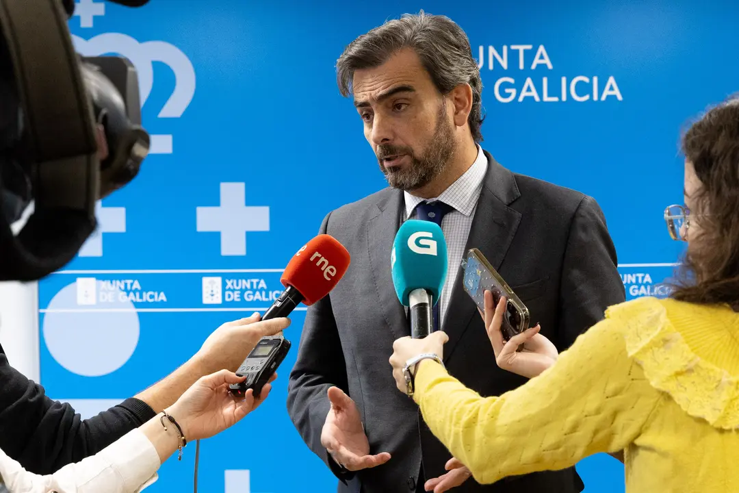 Diego Calvo, en declaraciones a los medios. | Europa Press.