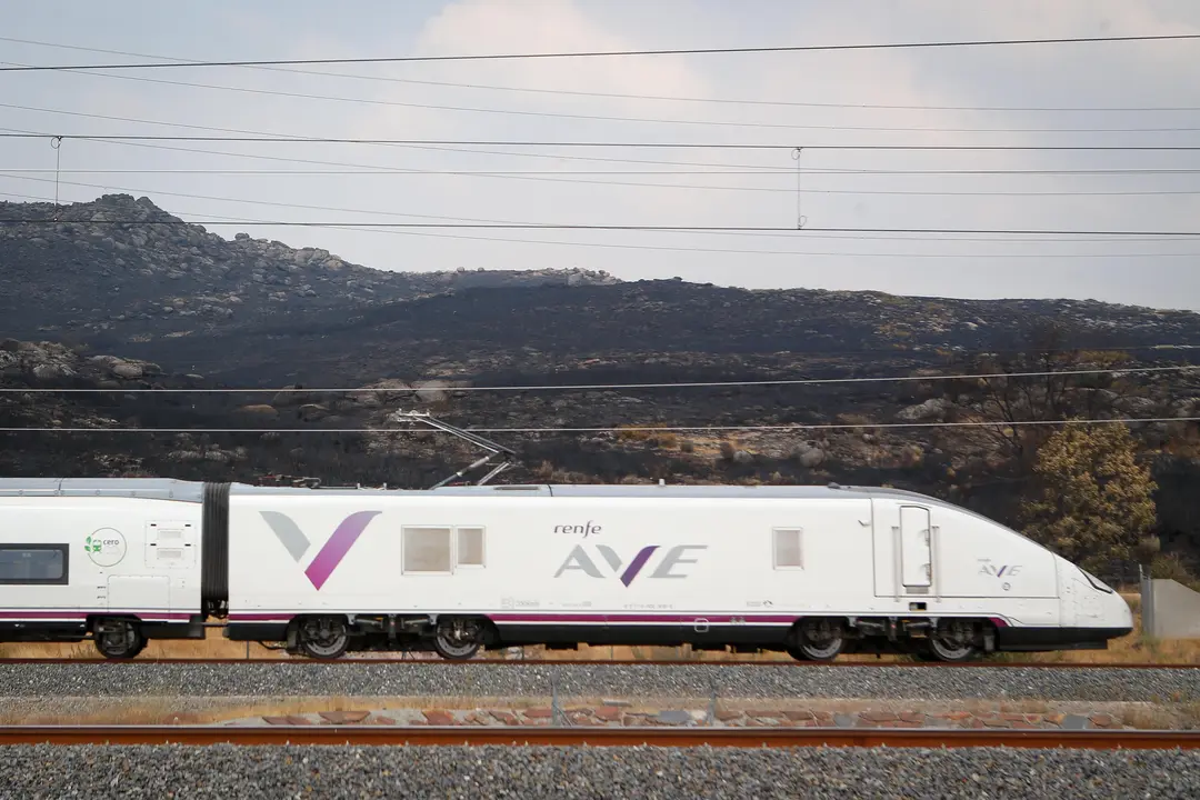 Un tren de la l&iacute;nea AVE Madrid-Galicia | EP