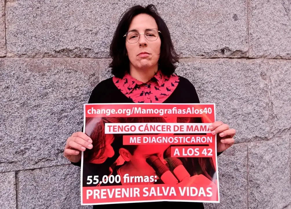 Mar&iacute;a Varela, impulsora de la campa&ntilde;a.
- CHANGE.ORG