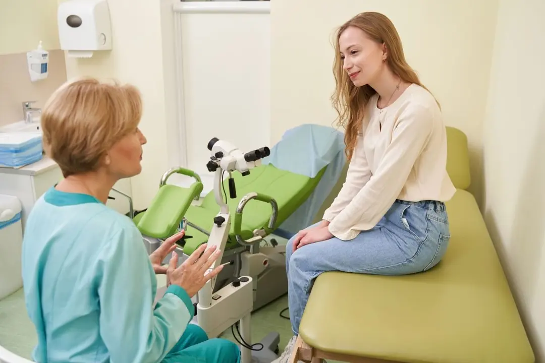 Mujer en una consulta m&eacute;dica | Foto de 123RF/svitlanahulko