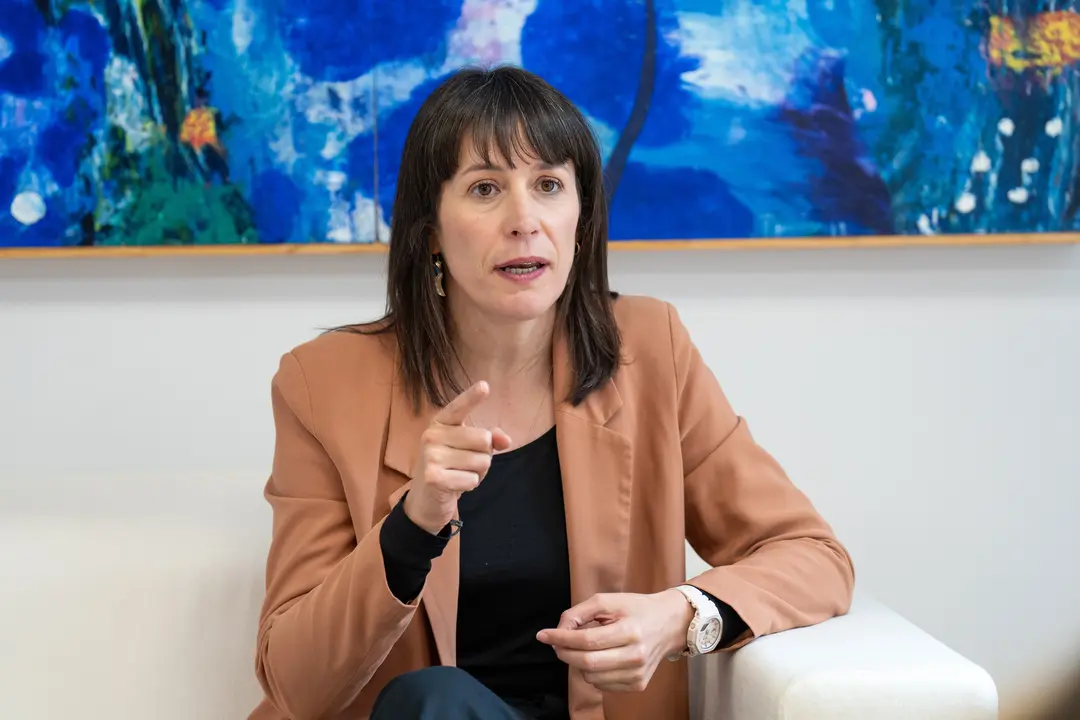 Entrevista Ana Pont&oacute;n, BNG, en el Parlamento de Galicia. | Europa Press