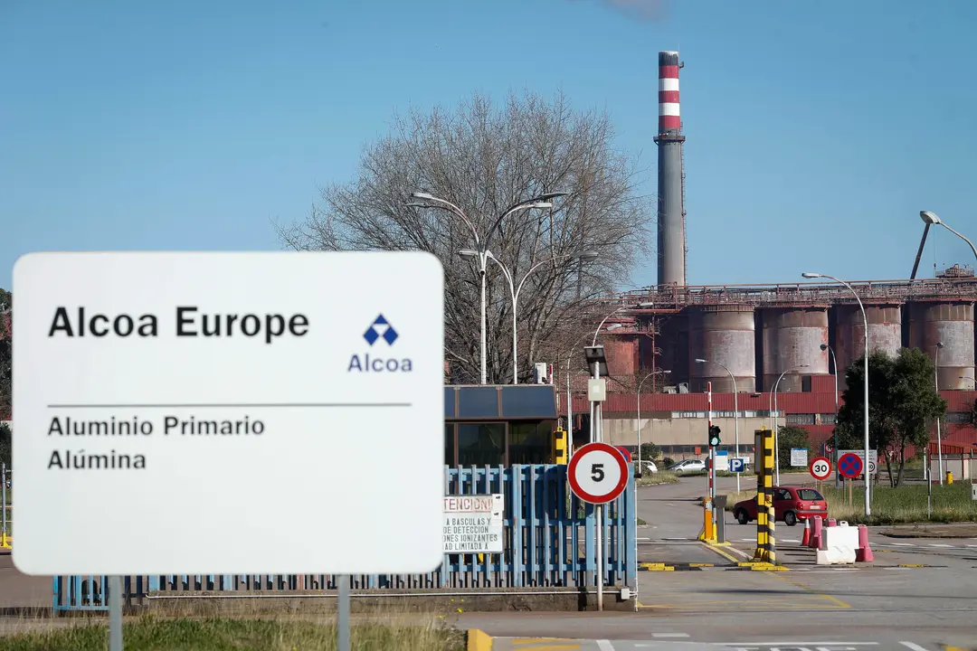 La f&aacute;brica de Alcoa, a 24 de enero de 2024, en San Cibrao, Lugo. | Europa Press