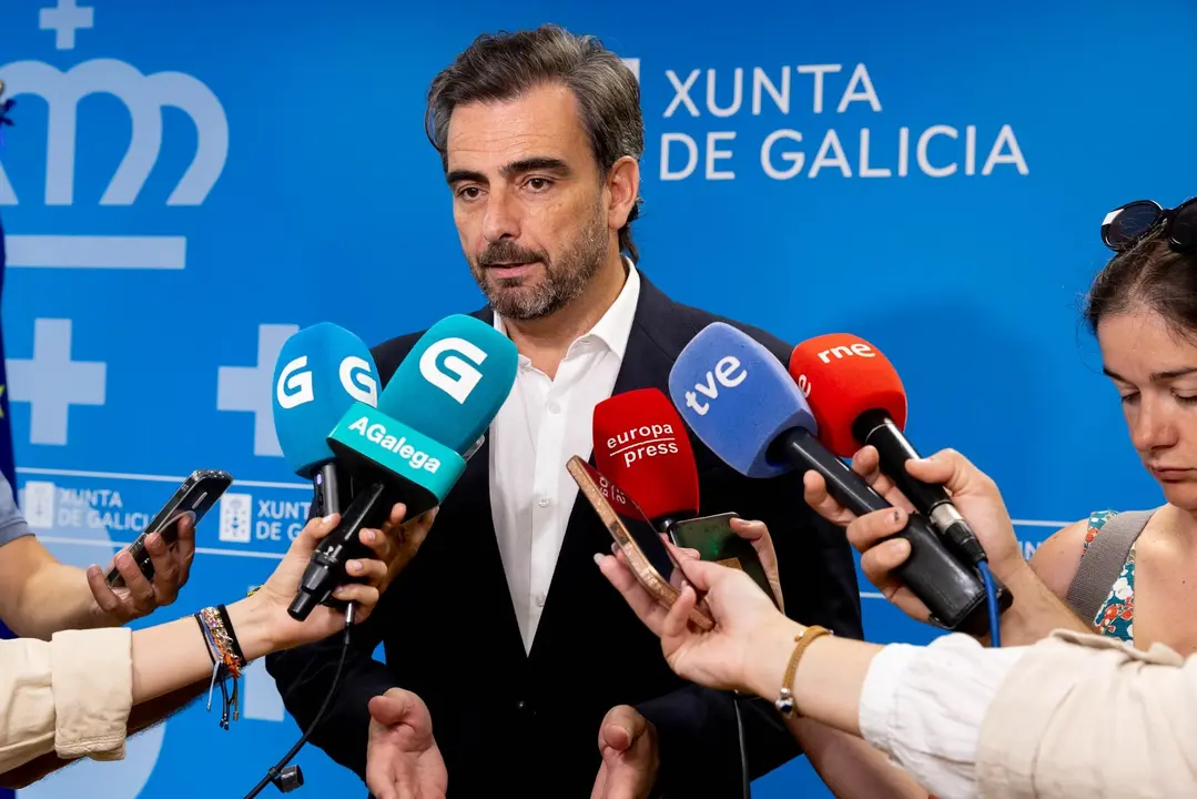 Calvo, en declaraciones a los medios. | Europa Press.