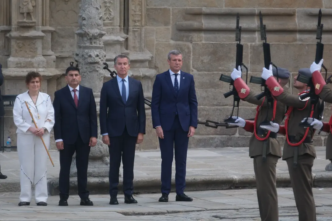 Ofrenda al Ap&oacute;stol Santiago por el D&iacute;a de Galicia. | Europa Press.