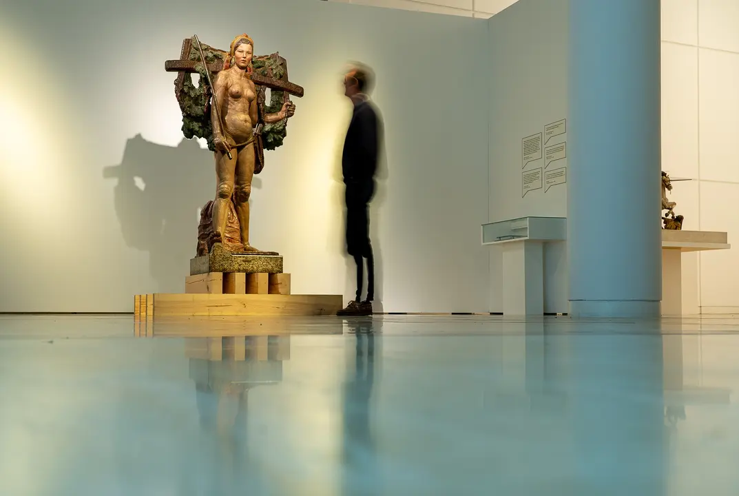'A Santa', de Francisco Asorey, ser&aacute; expuesta de forma permanente en la Cidade da Cultura. | Europa Press.