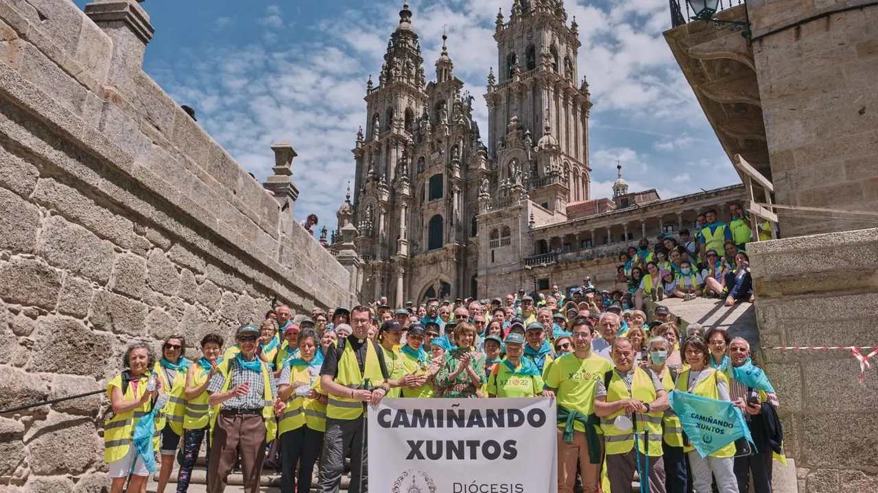 Peregrinos de la provincia de Lugo. - XAIME CORTIZO