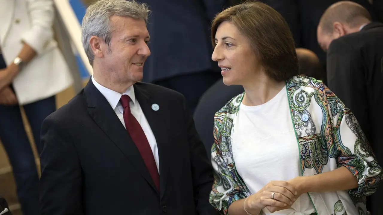 Alfonso Rueda y &Aacute;ngeles V&aacute;zquez. - Europa Press