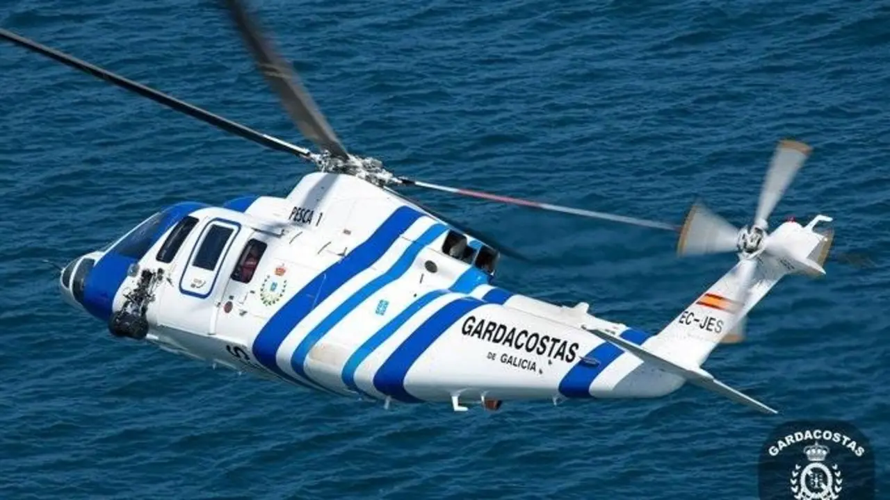 Helic&oacute;ptero de Guardacostas de Galicia. - EP