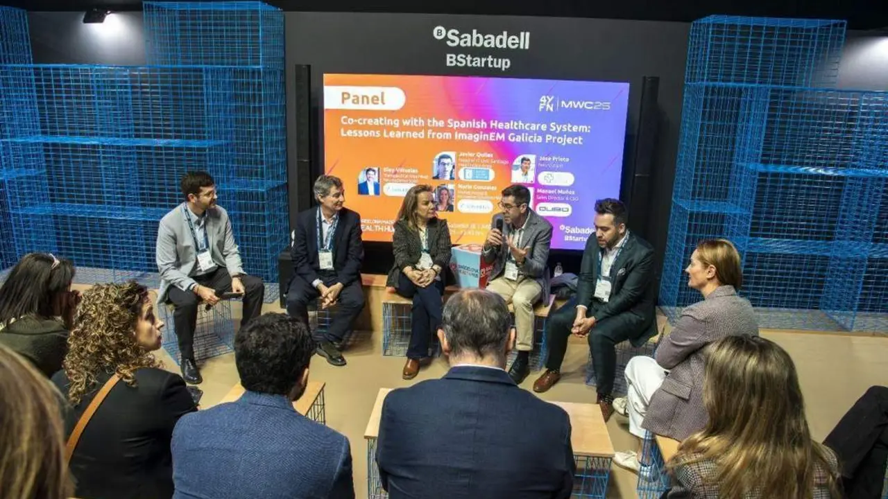 Mesa redonda realizada en el Mobile World Congress. - 