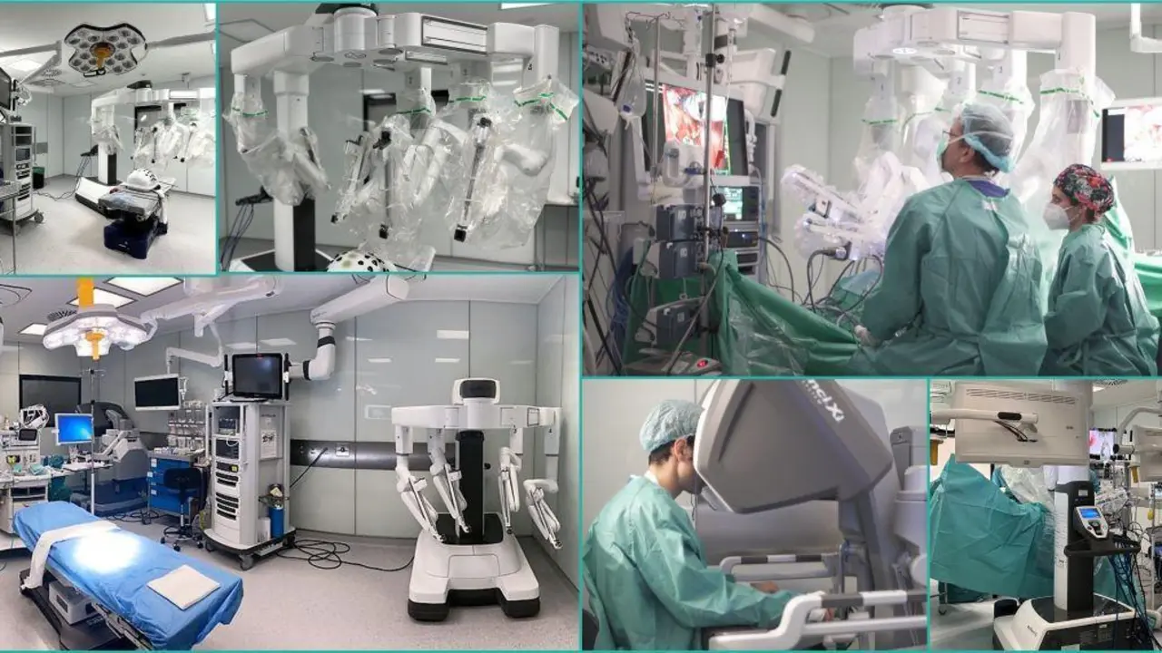 Los dos robot Da Vinci con los que ya cuenta la FJD. - FJD
