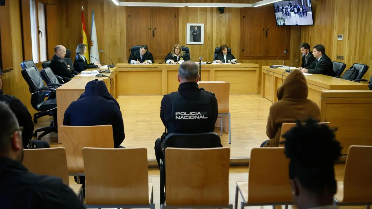 Un momento del juicio. - EP