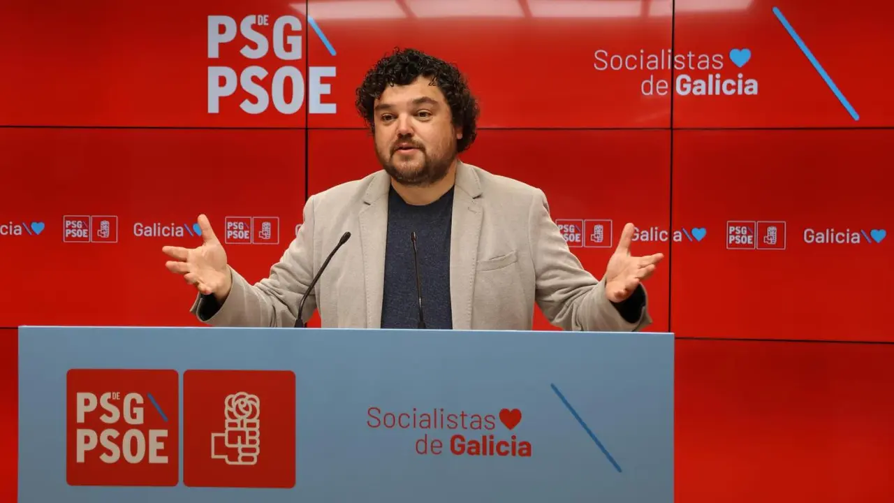 El portavoz de la Ejecutiva del PSdeG, Julio Torrado - PSDEG