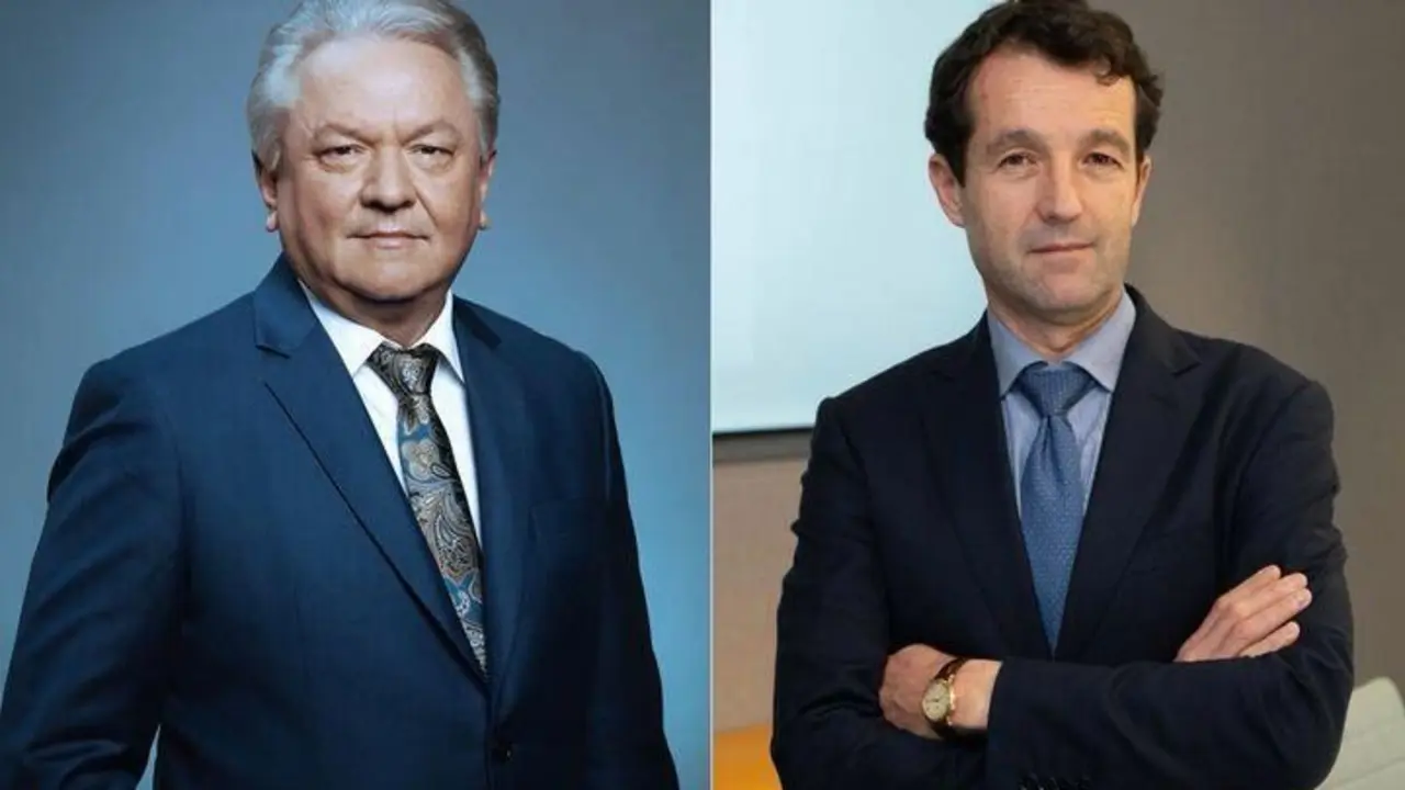 Armin Papperger y &Aacute;ngel Escribano. - 