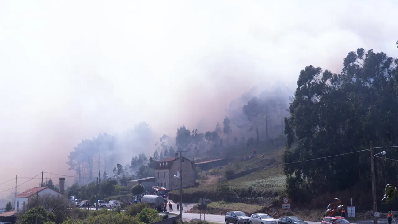 Vista del humo | Europa Press
