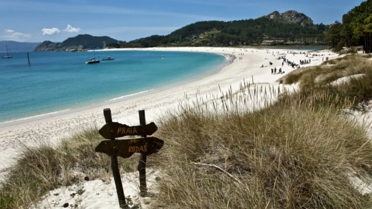 Playa de Rodas, en las Islas C&iacute;es, en Vigo | Xunta