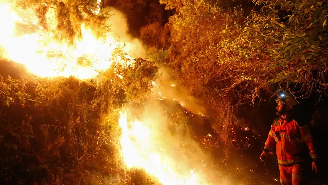Un bombero. | Europa Press.