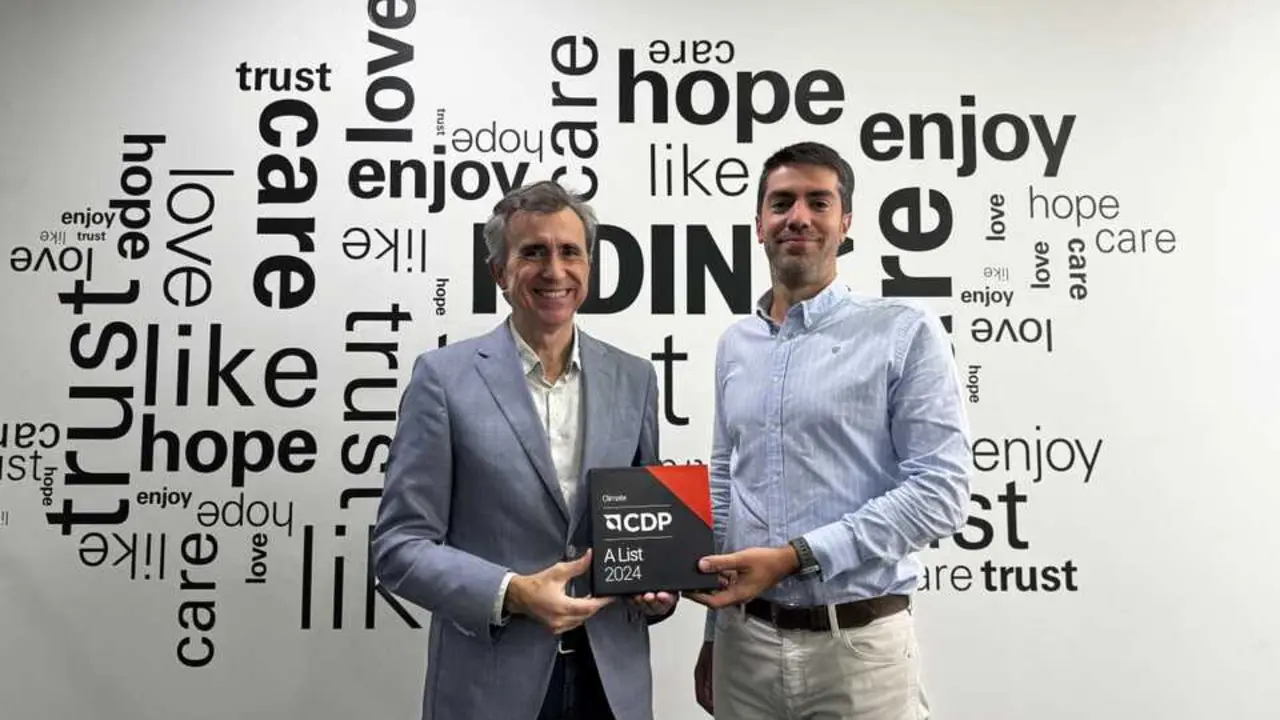 Juan Naya, CEO de ISDIN, y Ferran Miquel, responsable de ESG | ISDIN