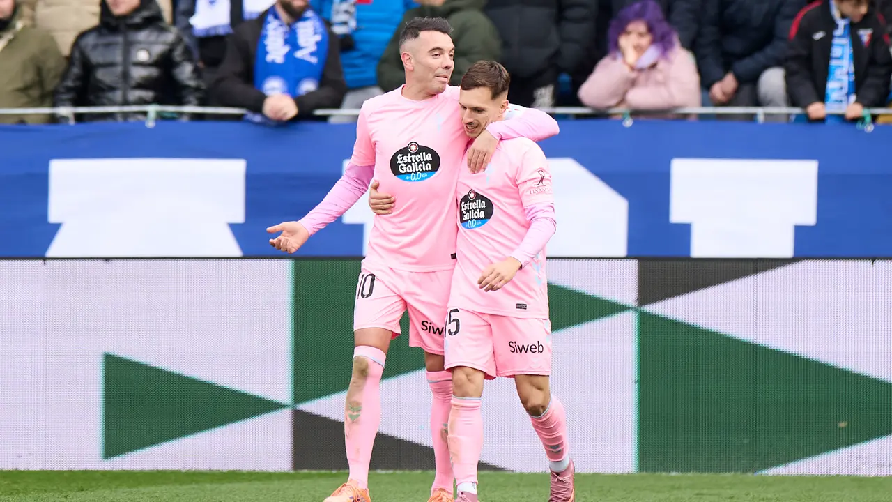 Iago Aspas celebra su gol en Vitoria | EP