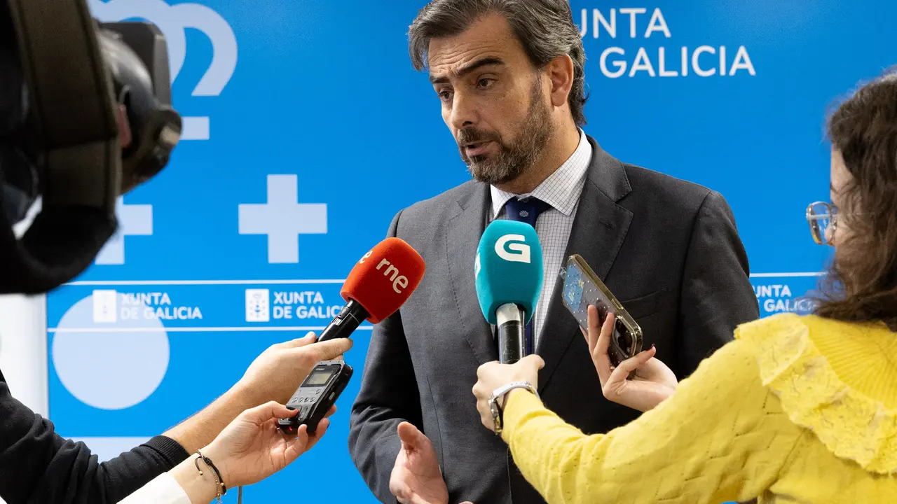 Diego Calvo, en declaraciones a los medios. | Europa Press.