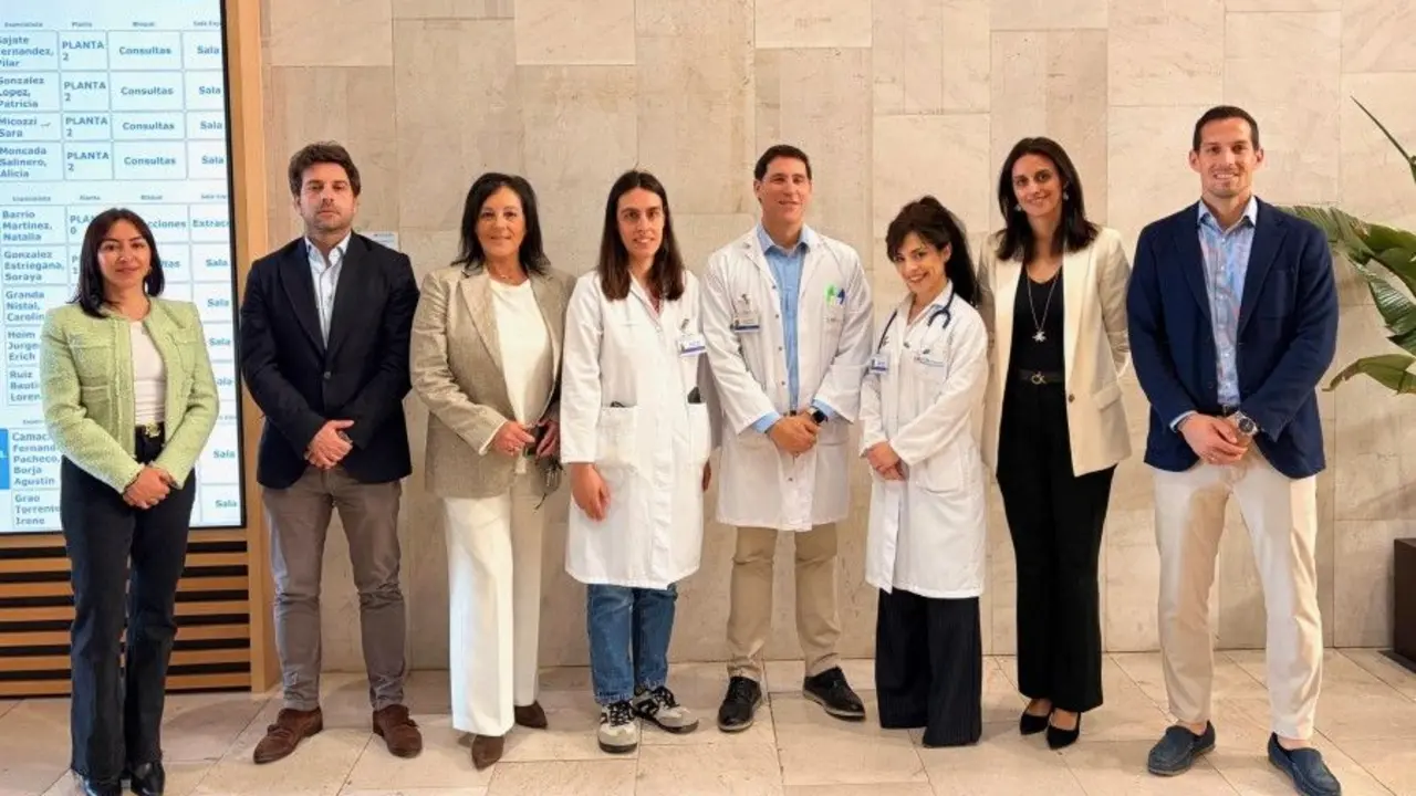 Representantes del HURJC, UAX y Forus
