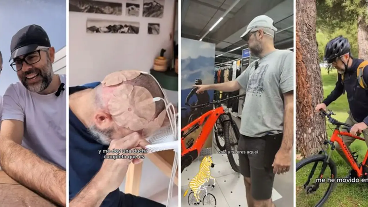 Alejandro Porto prepar&aacute;ndose para iniciar su reto