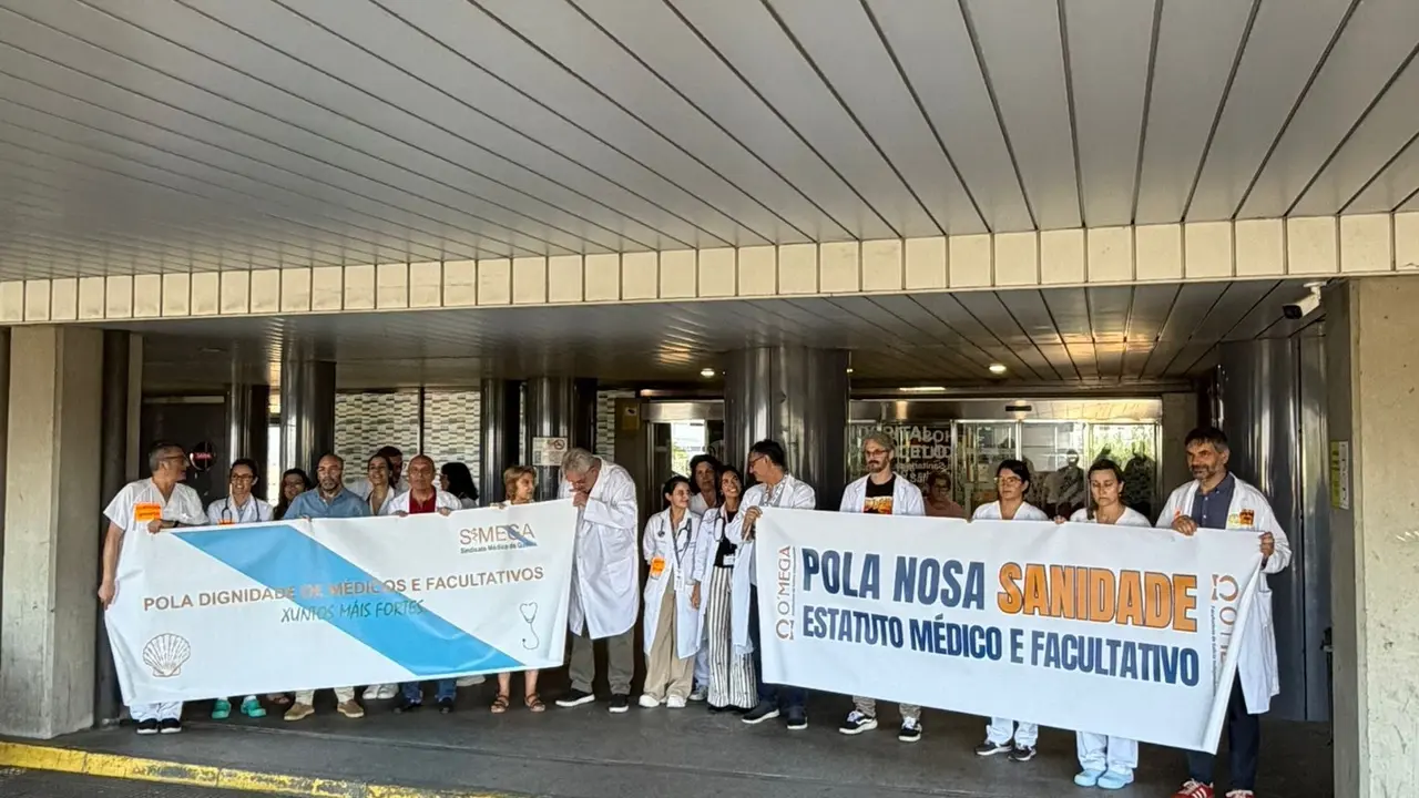 El respaldo a la huelga del Estatuto Marco se mantiene en un 15% en Galicia. | Europa Press.