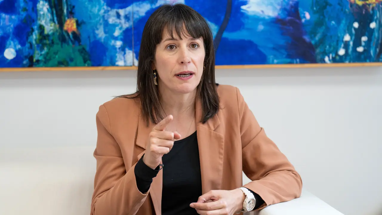 Entrevista Ana Pont&oacute;n, BNG, en el Parlamento de Galicia. | Europa Press