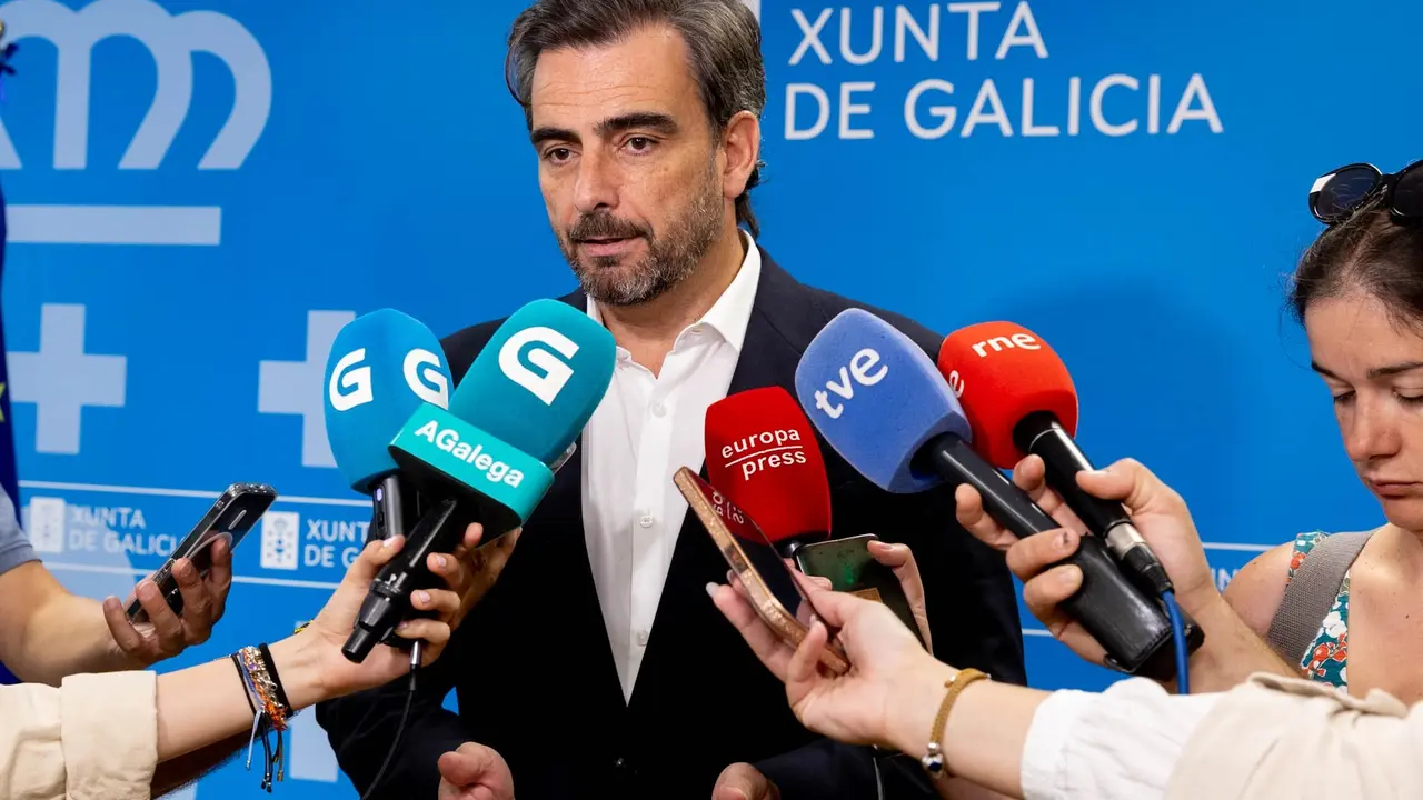 Calvo, en declaraciones a los medios. | Europa Press.