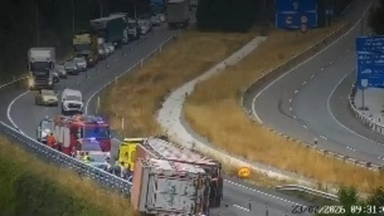 Accidente en Baralla. | Europa Press.