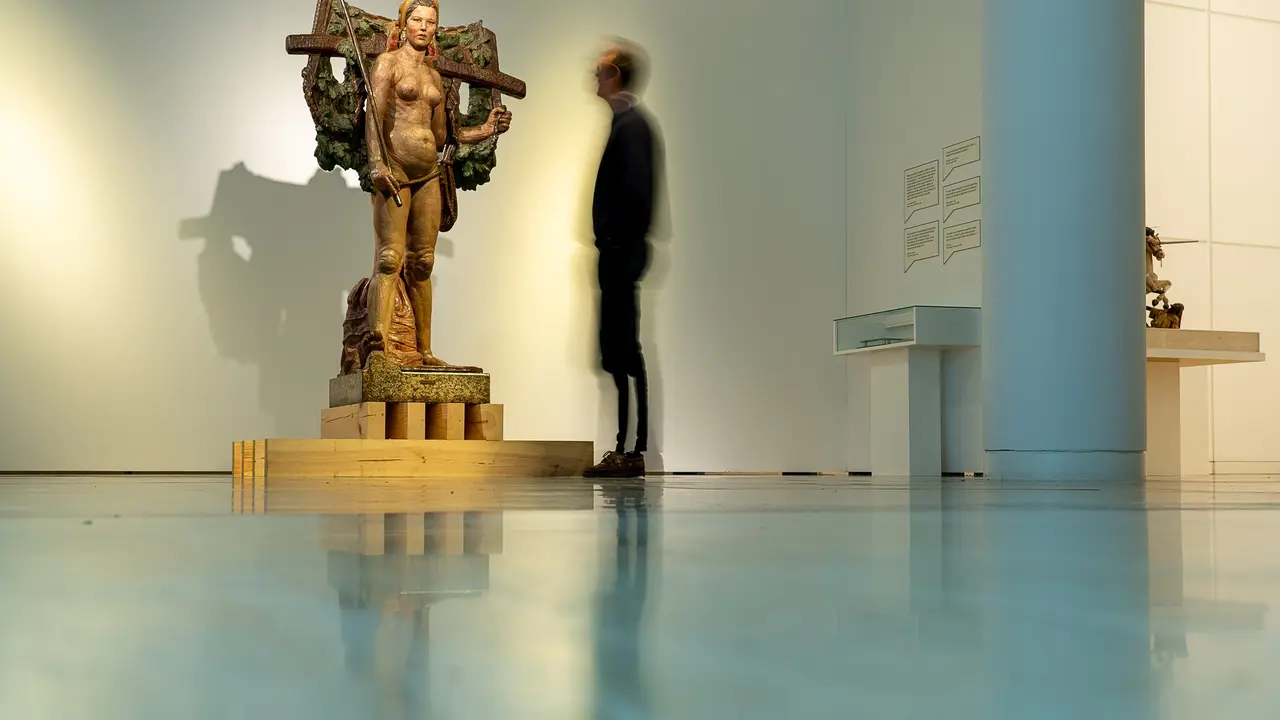 'A Santa', de Francisco Asorey, ser&aacute; expuesta de forma permanente en la Cidade da Cultura. | Europa Press.